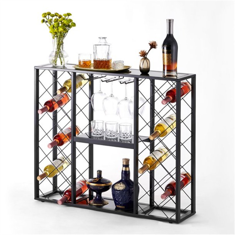 Prep Savour 34 Bottle Console Wine Rack Reviews Wayfair